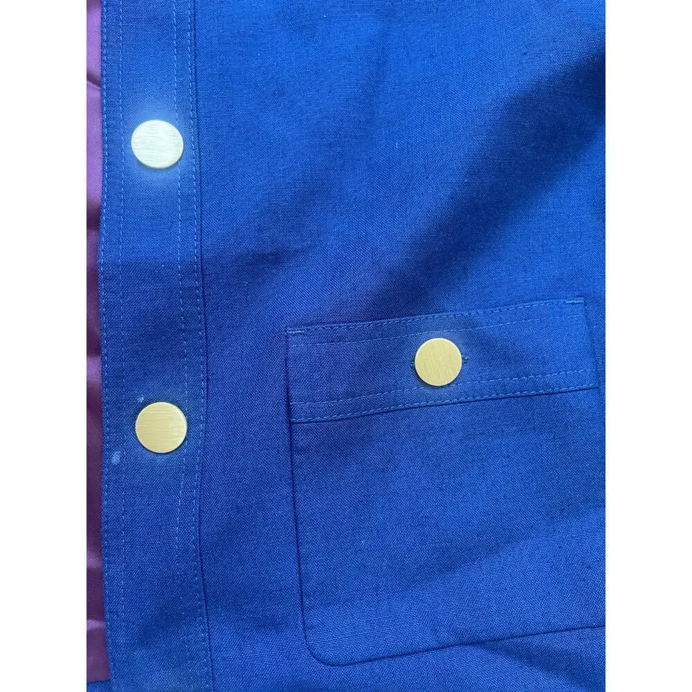 Gucci Navy Uniform Blazer Jacket Sz 46 Gold Buttons Pockets Italy Bulgaria - Picture 7 of 7